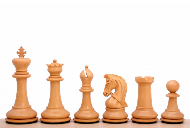 Piesas de ajedrez Sultán ebonisadas 3,75